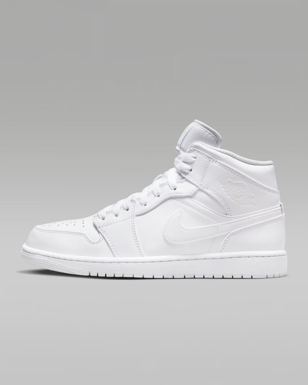 Air Jordan Mid Triple White