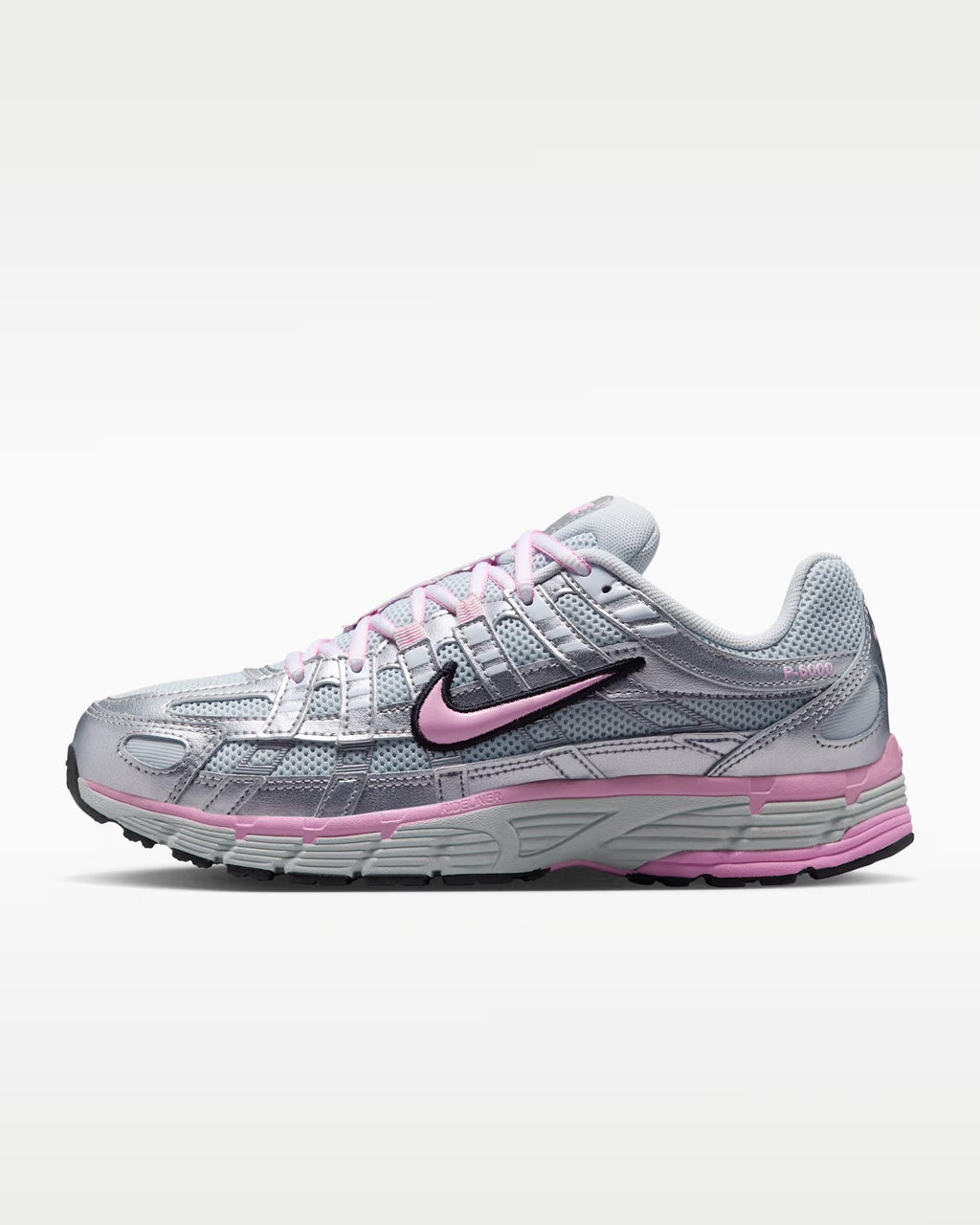 Nike P-6000 Metallic Silver / Pink