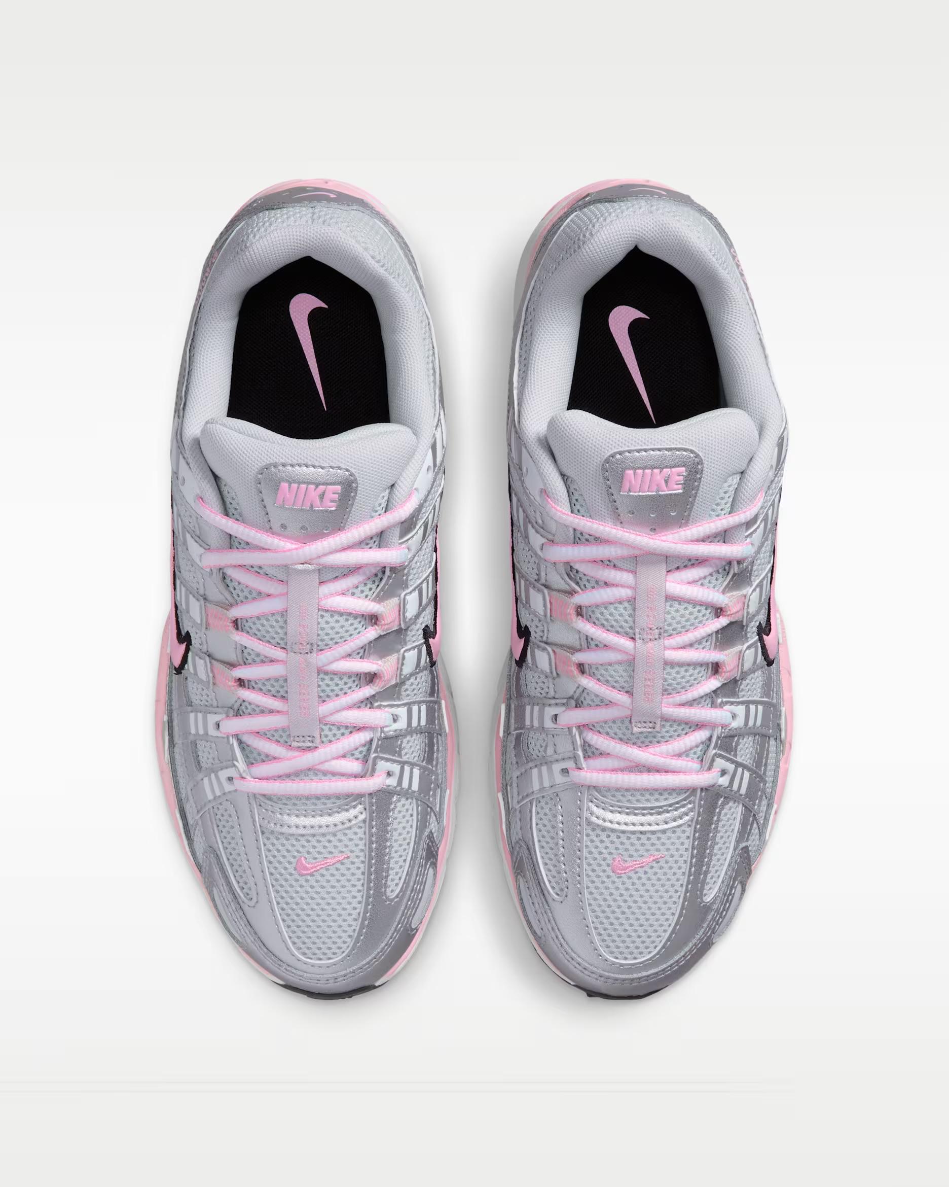 Nike P-6000 Metallic Silver / Pink
