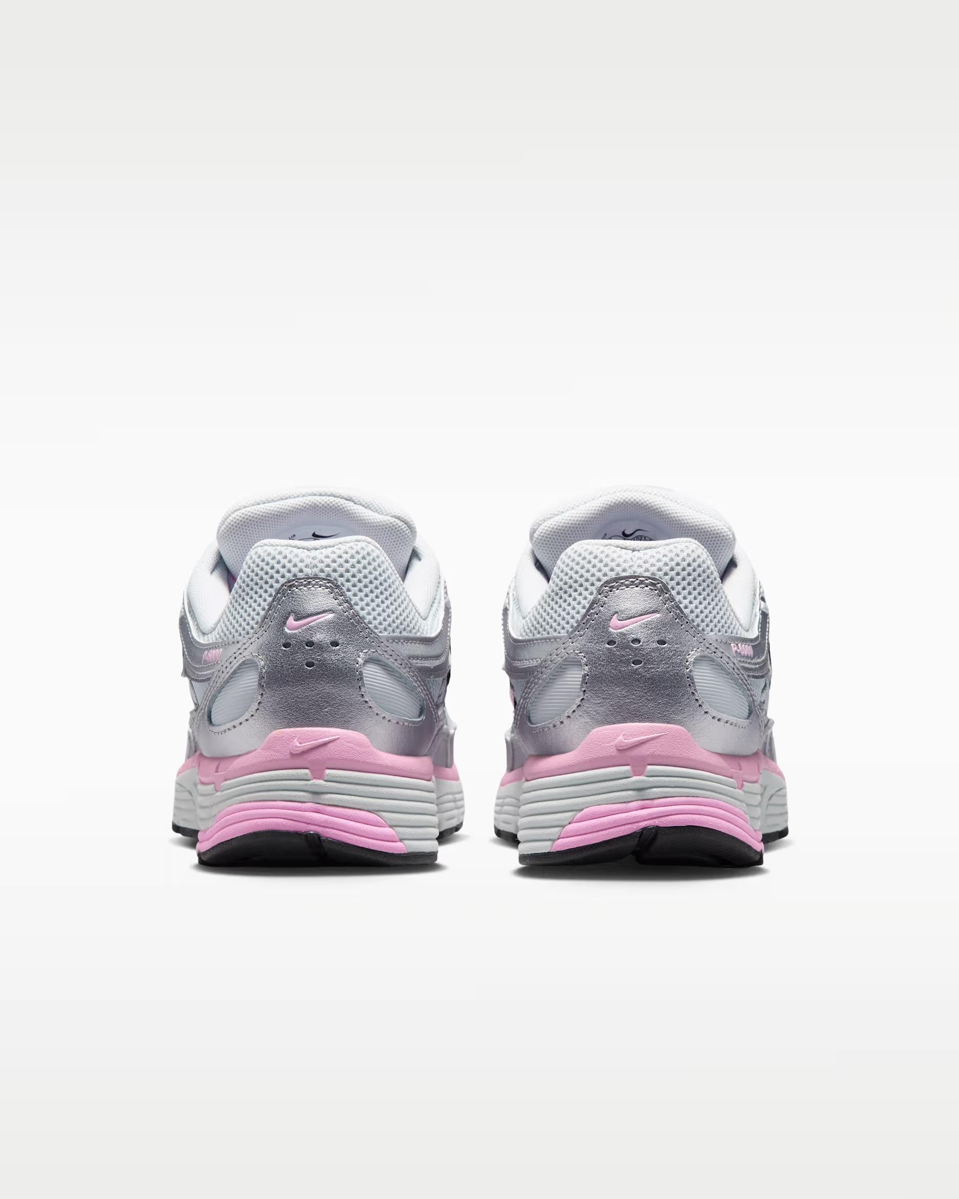 Nike P-6000 Metallic Silver / Pink