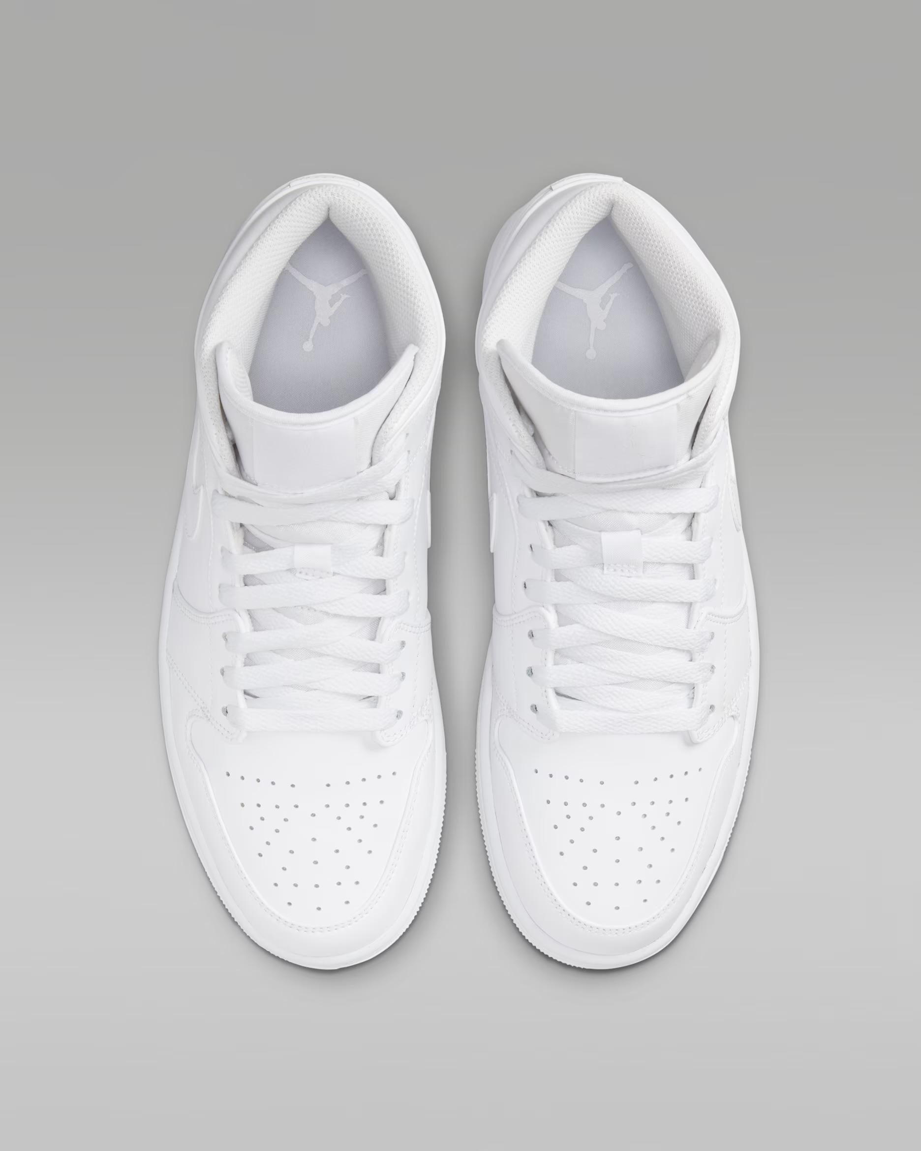 Air Jordan Mid Triple White